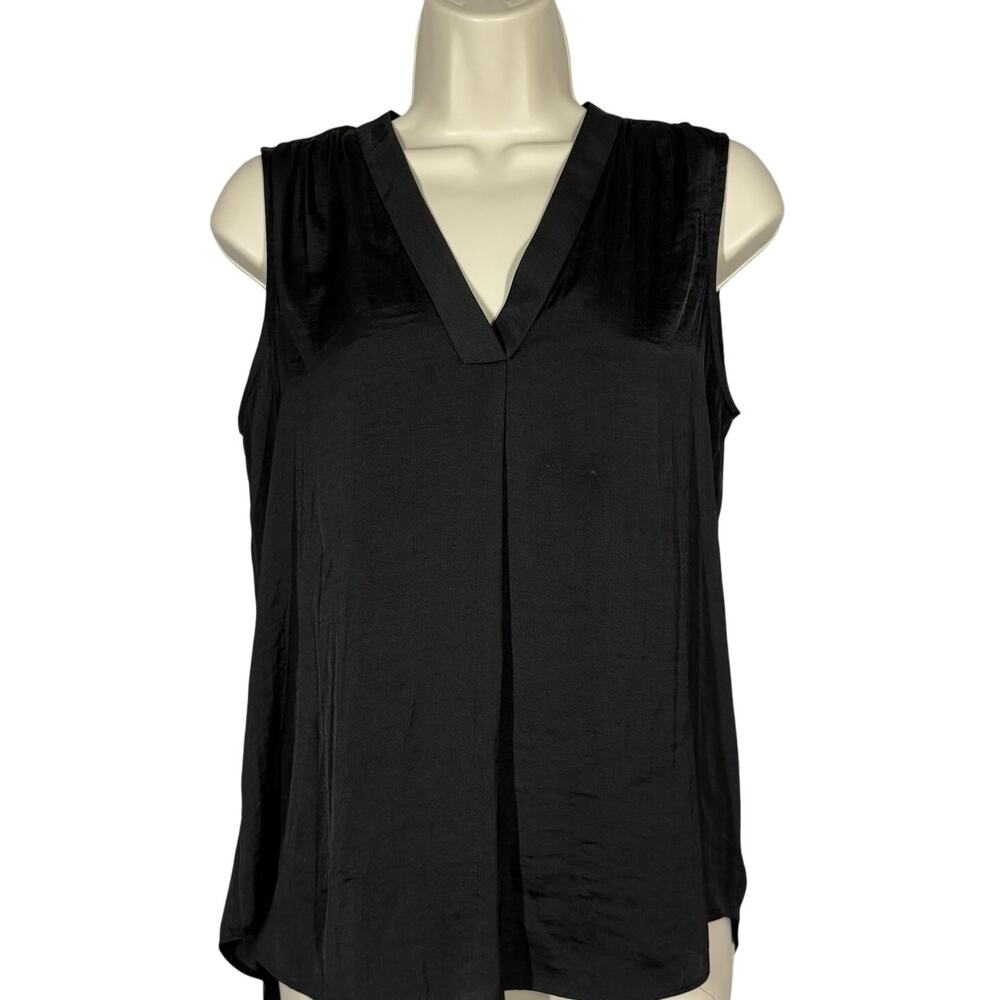 Vince Camuto Sleeveless Top Casual Black Tank Shell - XS